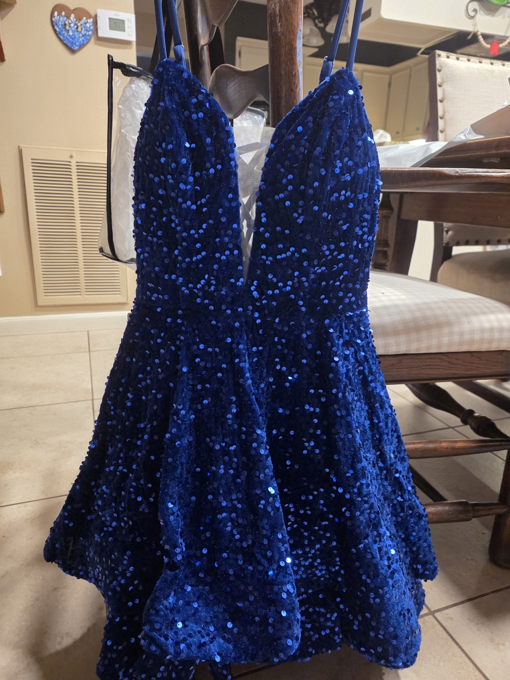 Cobalt Blue Sequin Megan Moroney Dress💙 - Picture 2 of 7